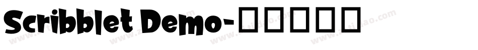 Scribblet Demo字体转换